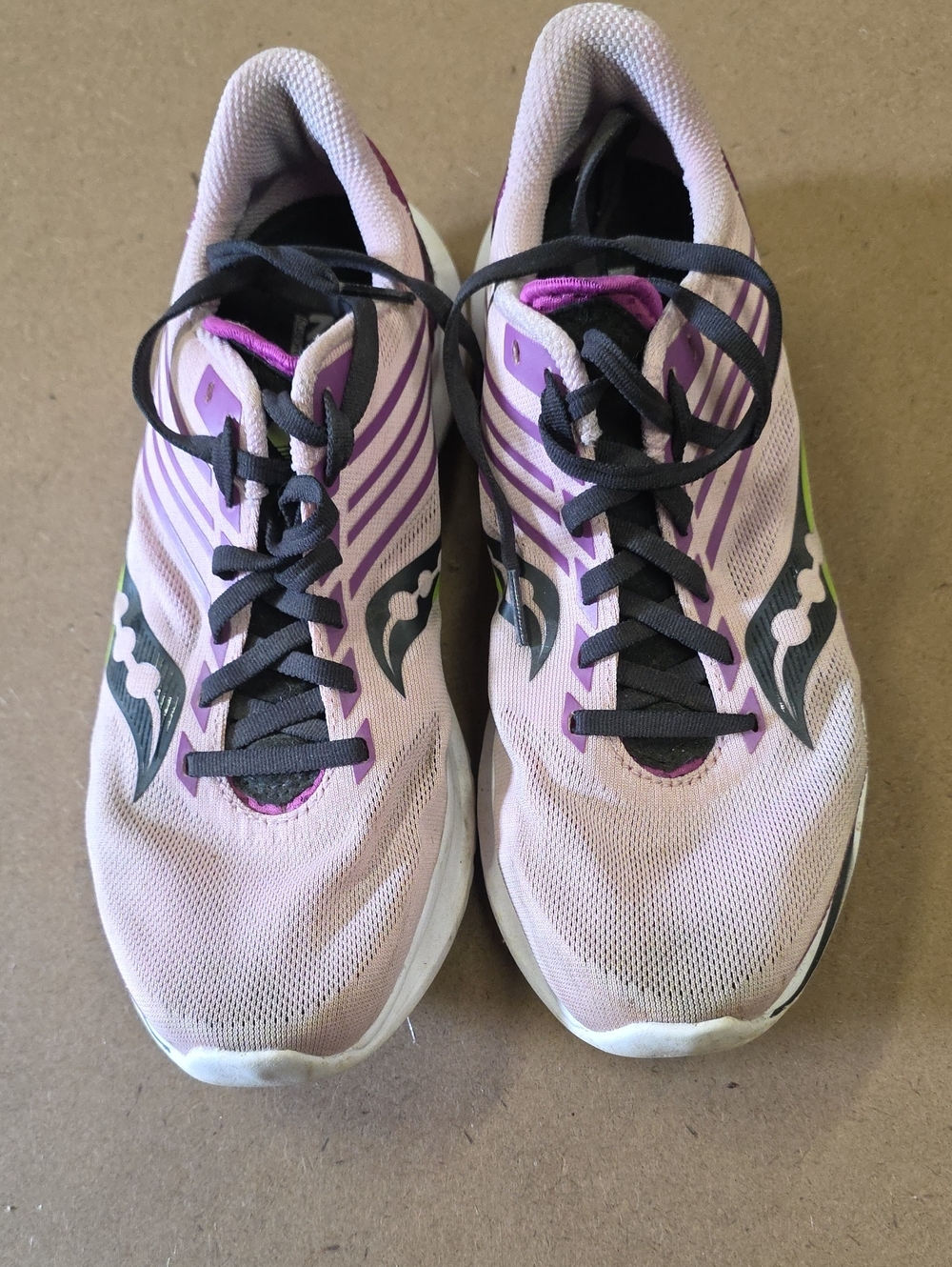 Saucony Women's Light Pink and Black Running Shoes